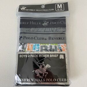 NEW‎ | Beverly Hills Polo Club boy’s boxer briefs — 2 pack medium